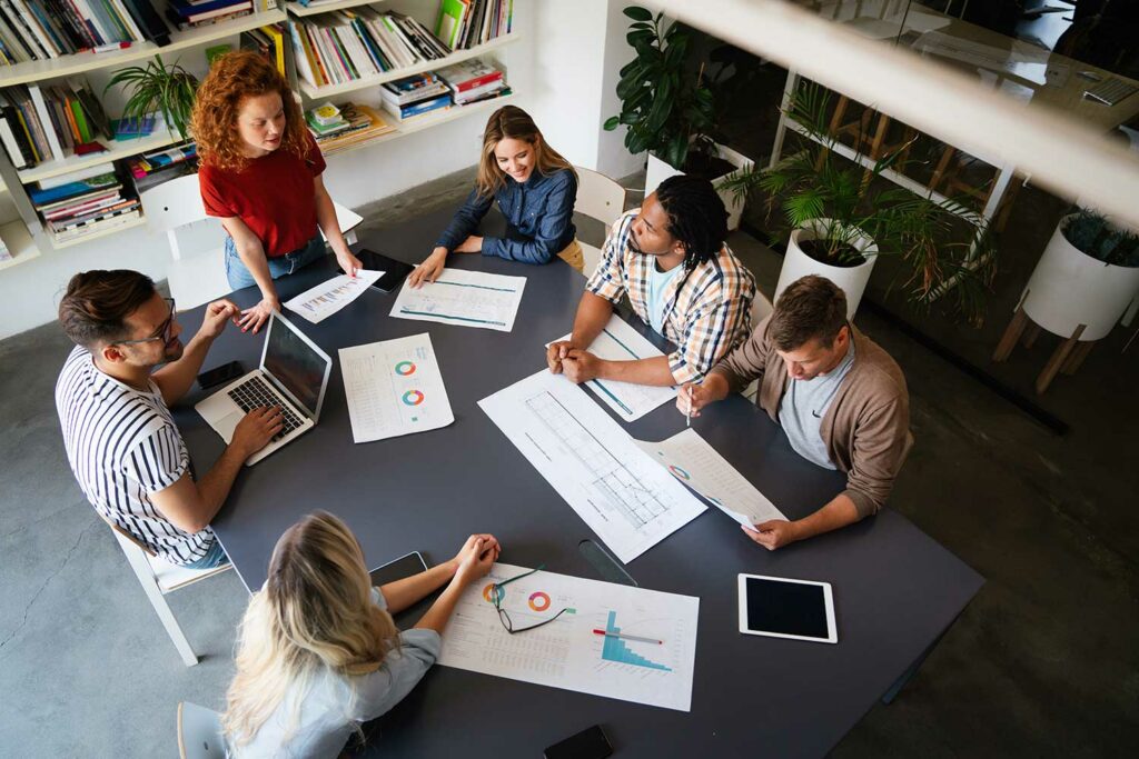 collaborative process of multicultural skilled peo 5EHBQRG Web Design Wexford